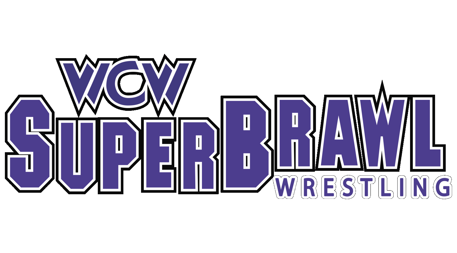 WCW Superbrawl Wrestling logo for Super Nintendo